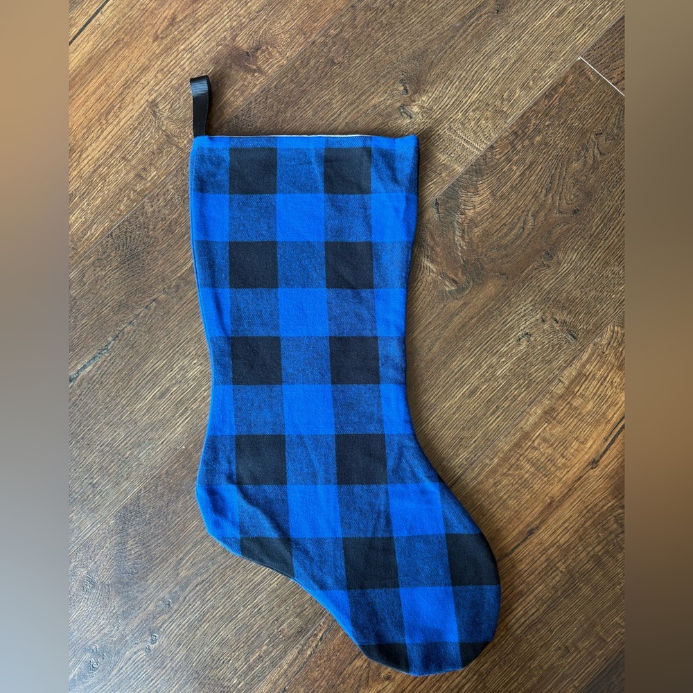 NWOT Black and Blue Buffalo Print Christmas Stocking ✨Multiple Available✨